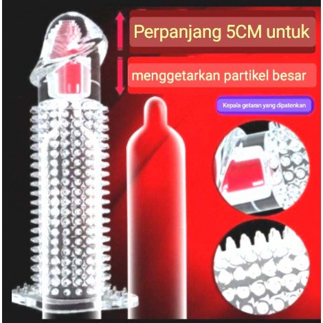 Vibrating Spiked Spike Condom Extended Bold Condom