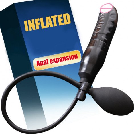 Inflatable female masturbator & Anal plug