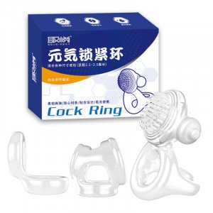Vibration lock fine 3in1 male penis ring